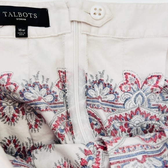 Talbots Woman Plus Size 16W Pleated Skirt Boho Summer - Picture 8 of 8